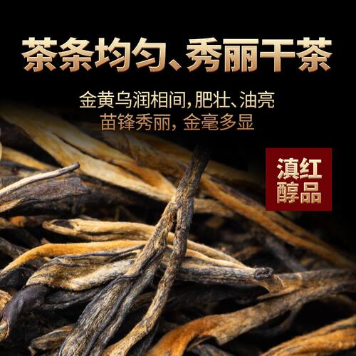 琉璃蜜】2026年凤庆滇红茶云南滇红茶茶叶送礼300g
