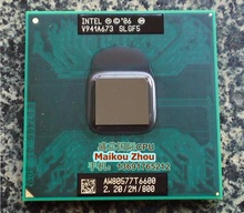 T6600 CPU 原针脚PGA正式版 2.2G/2M/800 SLGF5 支持PM/ GM965