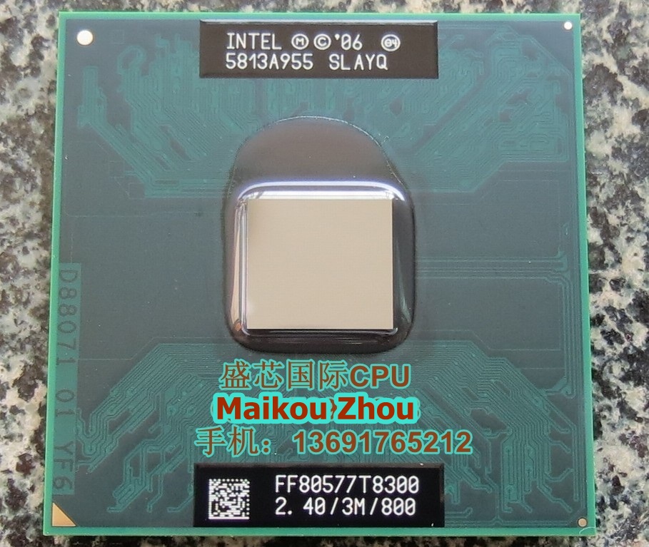 T9300 T9500 T8300 X9000 CPU 筆記本 保修一年 T8100 PM965 GL40