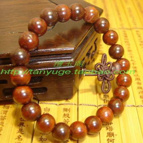 天然小叶紫檀木手链男女饰品