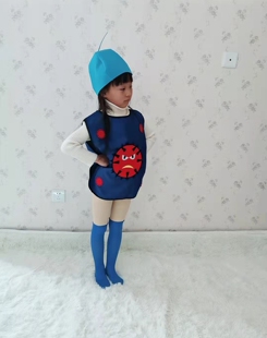 六一儿童牙细菌大作战演出服装幼儿园牙齿蛀牙牙刷舞蹈表演道具服