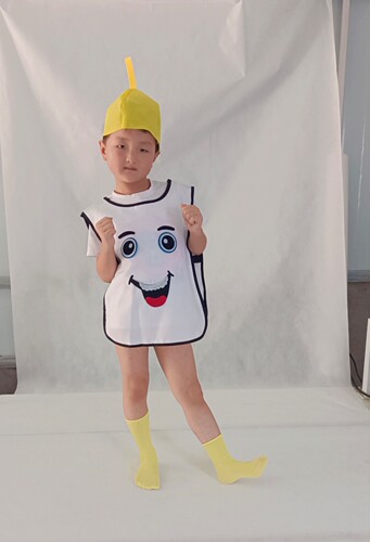儿童牙细菌大作战演出服装大白牙齿蛀牙牙刷牙虫病毒病菌表演衣服