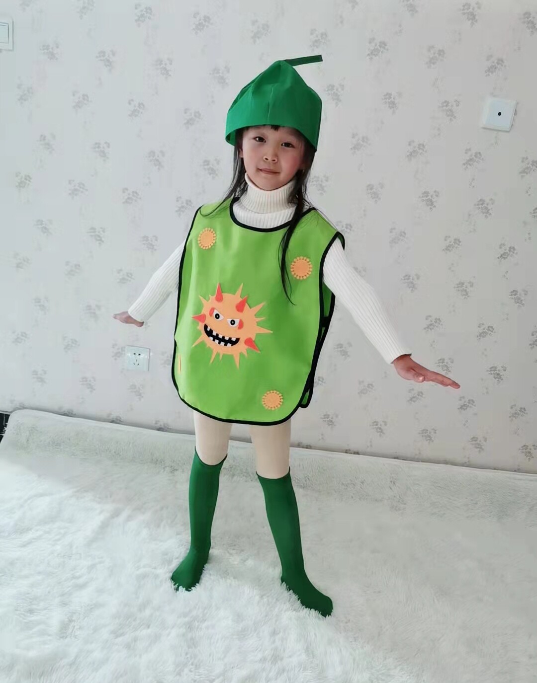 儿童牙细菌大作战演出服装成人牙齿蛀牙牙刷道具病毒病菌表演衣服