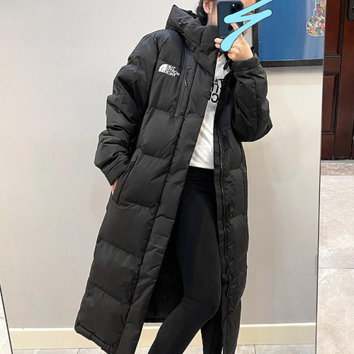 TheNorthFace北面袖章长款羽绒服