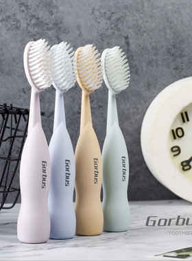 高白士巨无霸牙刷成人大头牙刷玉米宽头软毛明星同款大头家庭装