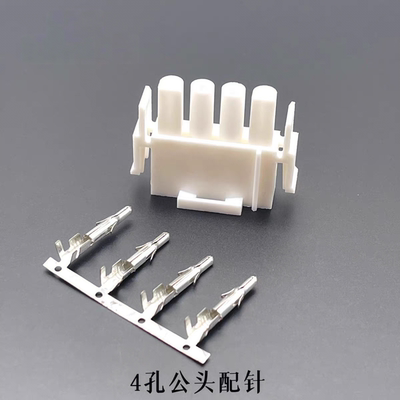国产替代350780-1/350779-1 AMP TE 连接器 间距6.35mm 胶壳 4P