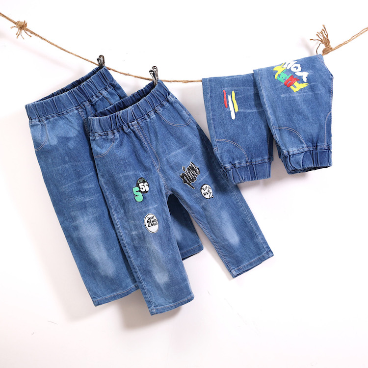 男童牛仔七分裤夏小童短裤薄款中大童裤子潮3-5-7-9-11岁儿童中裤
