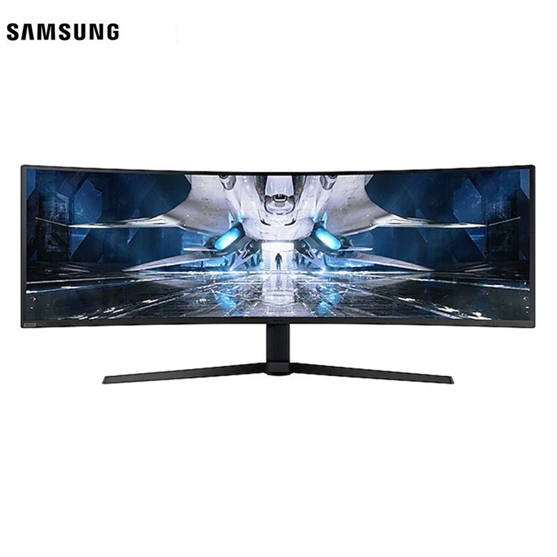 三星玄龙骑士 49英寸电竞显示器双2K高分曲面 240Hz S49AG950NC