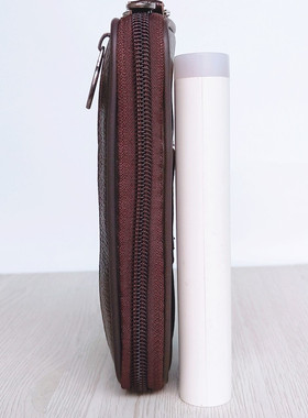 腰包男真皮挂腰栓拴系串跨挎穿皮带手机包干活工地用单层超薄绑腰