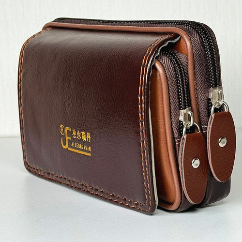 仿皮男士挂腰手机包腰包