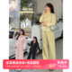新款 大码 2026春季 简约两穿领口套装 运动休闲两件套纯色显瘦潮 女装
