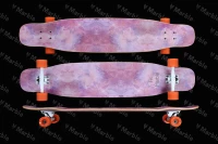 Fis Đá cẩm thạch longboard đá cẩm thạch longboard đàn ông và phụ nữ mới bắt đầu nhảy phẳng hoa đường bàn chải đường phố - Trượt băng / Trượt / Thể thao mạo hiểm bmw scooter