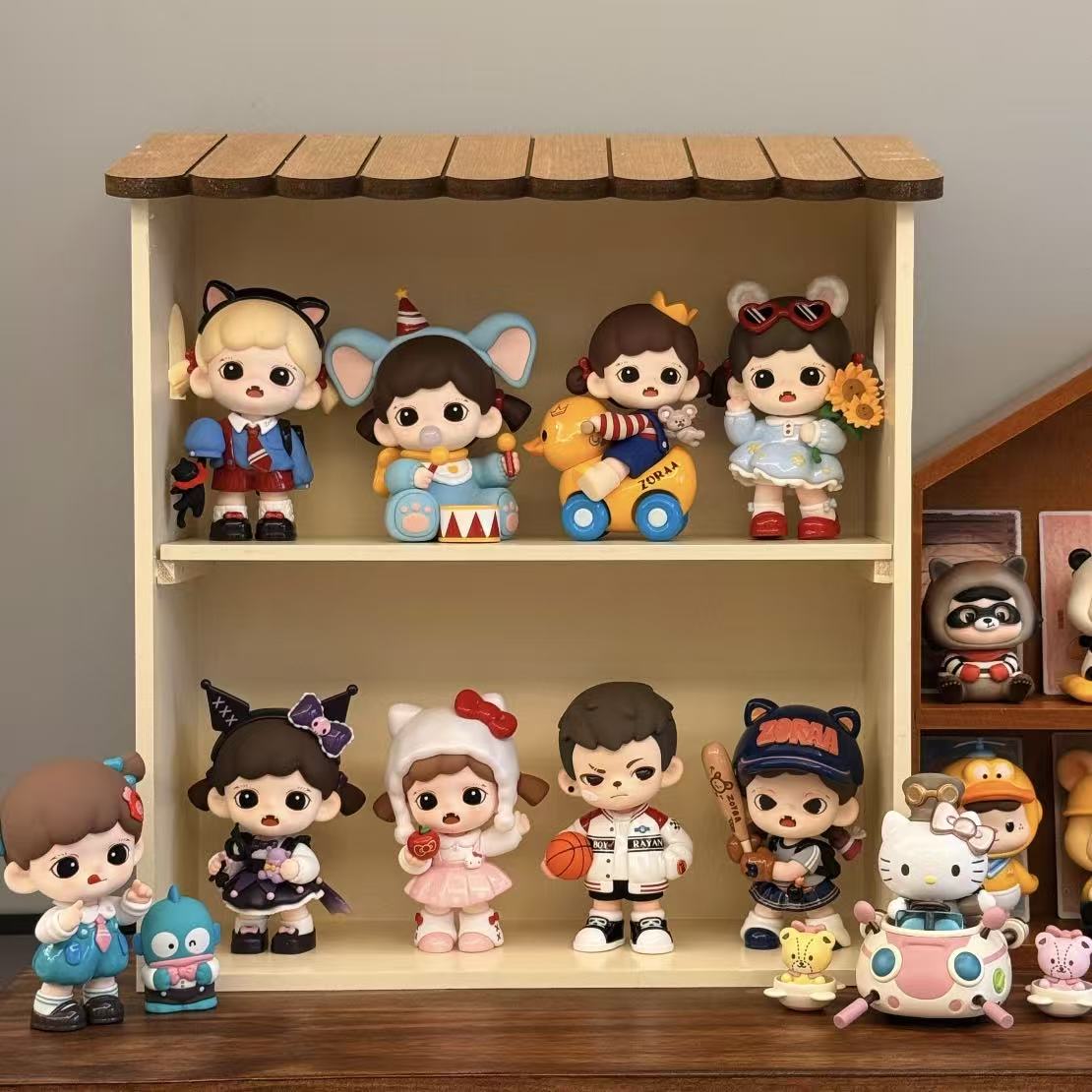 正版Zoraa可爱即正义盲盒妹宝可爱少女心手办摆件盲盒周边礼物女