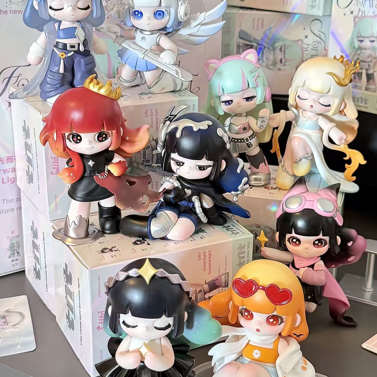 现货正品Liita荔挞三代沐光而行盲盒隐藏全套端盒手办摆件礼物女