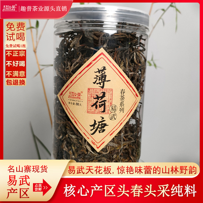 趣普普洱茶生茶2024年春茶现货易武薄荷塘高杆古树早春茶散茶生普