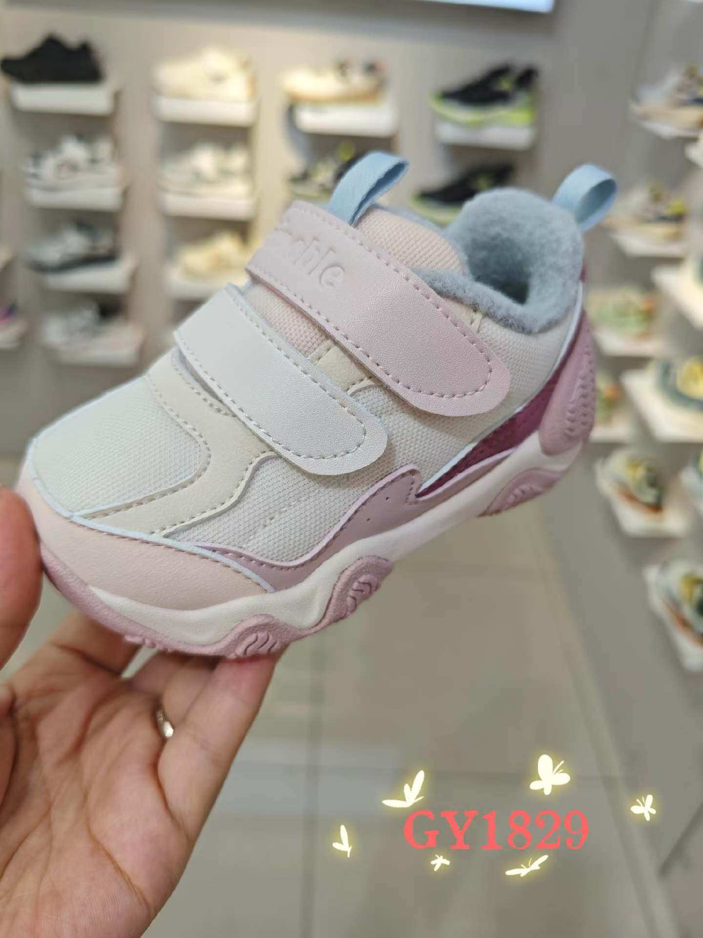 基诺浦25冬加绒机能鞋稳步鞋跃步鞋脚后跟加固防滑预防矫正1816