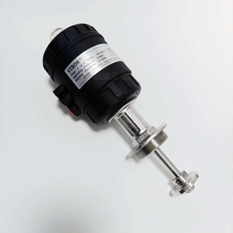 Vtech three-tech dyeing cylinder Y-shaped angle valve three-tech angle seat valve DN15-DN50