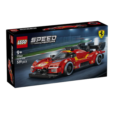 LEGO乐高超级赛车77261法拉利499P超跑模型儿童益智拼搭积木玩具