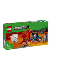 乐高LEGO我的世界21255下界传送门伏击儿童益智拼装玩具积木摆件