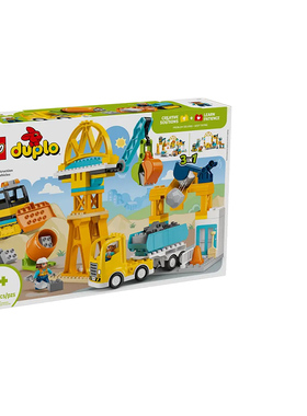 乐高得宝系列10476 3合1忙碌的建筑工地儿童益智拼搭积木玩具礼物