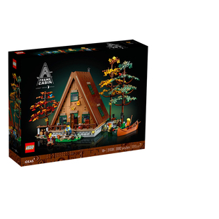 乐高积木正品21338 A型木屋男孩女孩拼装玩具成人收藏礼物