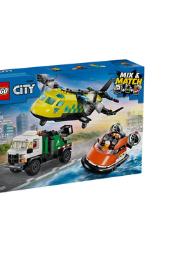 乐高城市系列60505飞机工程车悬浮船套装男女孩儿童礼物积木玩具