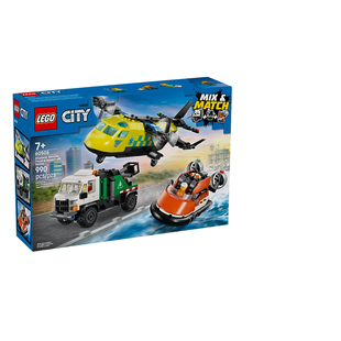 乐高城市系列60505飞机工程车悬浮船套装男女孩儿童礼物积木玩具