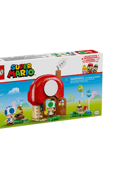 LEGO乐高超级马力欧系列72041奇诺比奥之家的家庭派对积木玩具