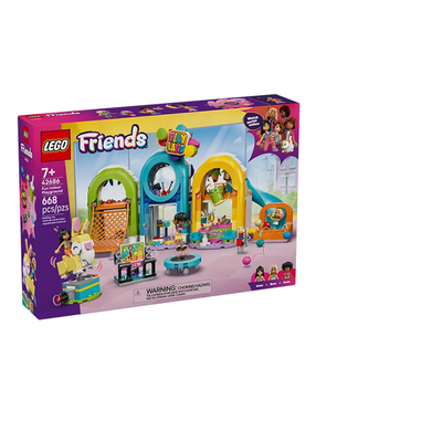LEGO乐高好朋友系列42686好玩的室内游乐场男女孩拼搭玩具礼物