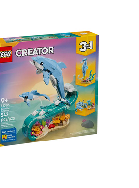 乐高创意百变31385海洋动物：美丽的海豚男女孩拼搭积木玩具礼物