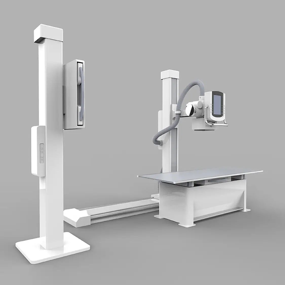双立柱X光机X射线DR电脑显示平板探测器骨科脊椎腰椎四肢影像检查