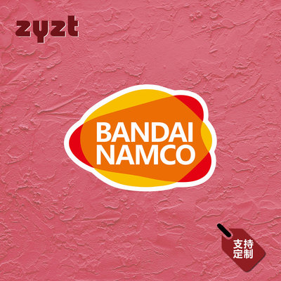 ZYZT车贴 万代南梦宫BANDAI NAMCO logo汽车贴纸反光划痕贴摩托车
