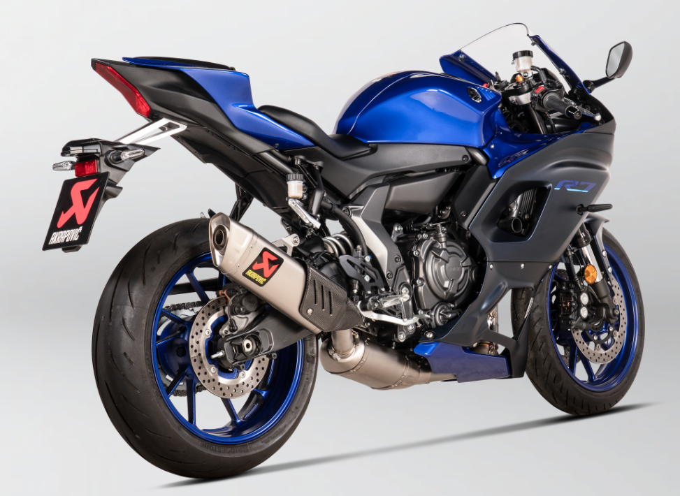 适用yamaha 雅马哈r7 改装 天蝎全段钛合金排气2021-2023款