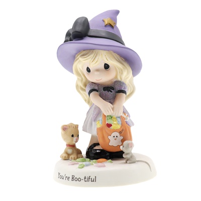 直播 Precious Moments 水滴娃娃 万圣节的小女孩 陶瓷摆件