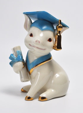 出口毕业典礼儿童房装饰小猪