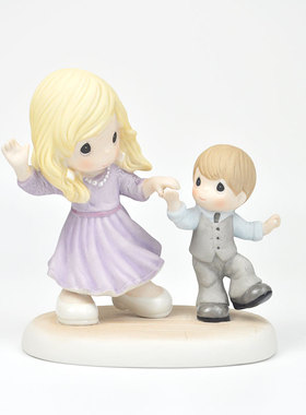 Cershar Precious Moments您对每一件事都积极乐观母亲与孩子摆件