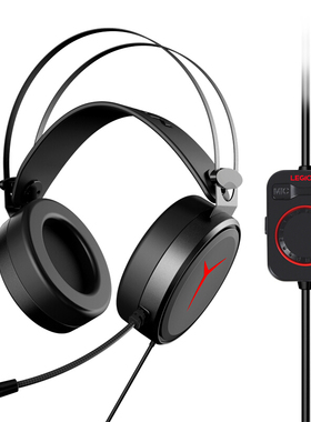 Lenovo/联想 拯救者 Y360头戴式游戏电竞耳麦7.1声道usb接口耳机