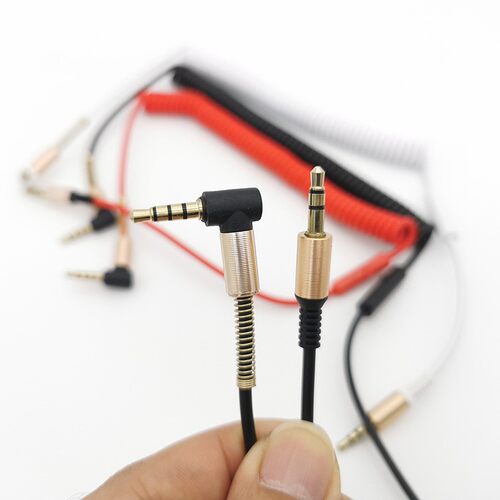 双3.5mm4级转3级线控音频转接线