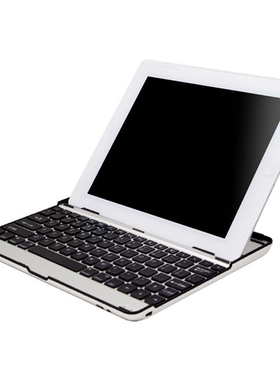 Apple/苹果 IPAD2/3/4铝合金超薄蓝牙键盘平板电脑通用无线黑白色