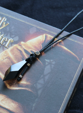 五行补水天然黑曜石男款项链