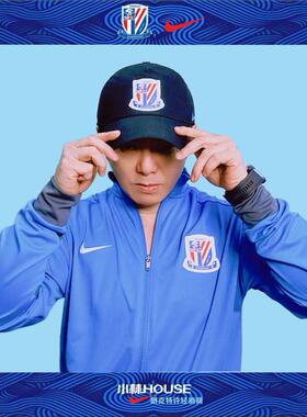NIKE耐克2026年上海申花棒球帽球员太阳帽运动帽黑色 IF1980-010