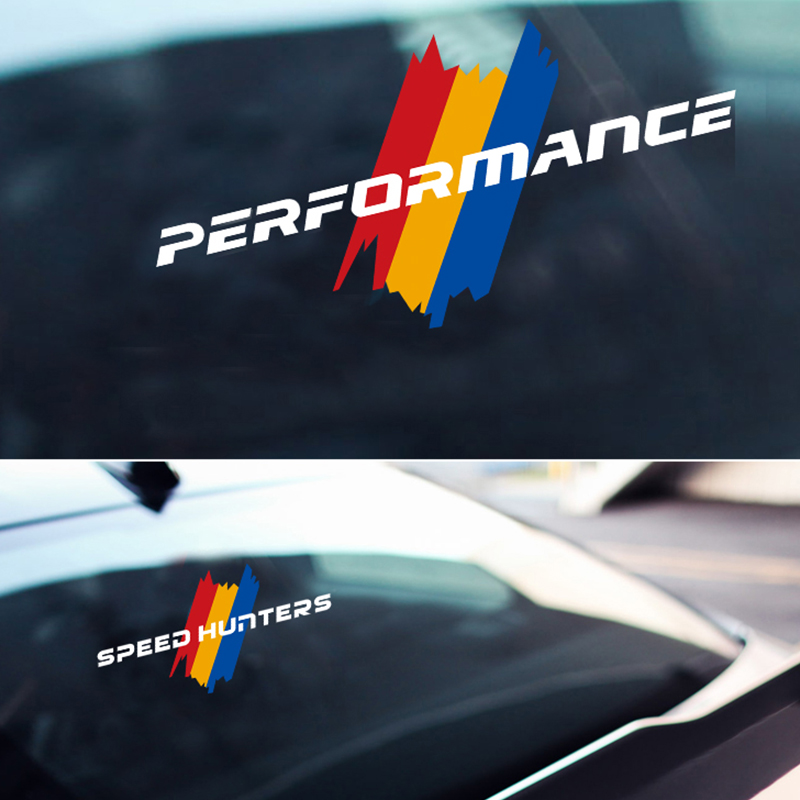 汽车后挡风玻璃车贴个性创意改装