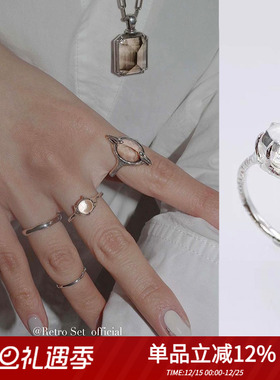 souhait女纯银简约清冷戒指