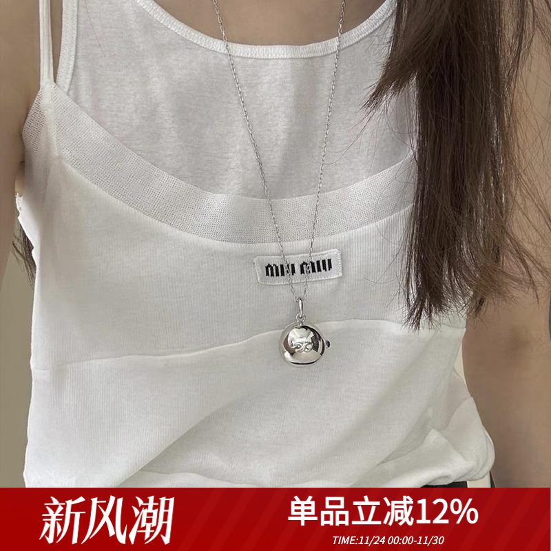 SSIL铜镀银女小众毛衣链