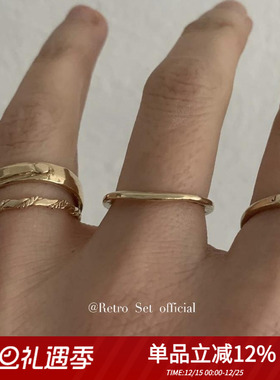 MARS25女925银小众手工戒指