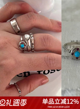 mars25女纯银复古简约戒指手作