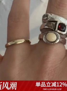 mars25戒指925纯银日韩女