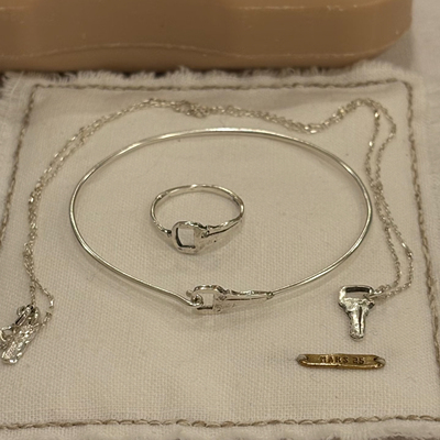 定制mars25纯银钥匙手镯小众设计春日叠高级感镀K金手链手镯手绳