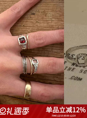 mars259纯银小众复古钥匙戒指