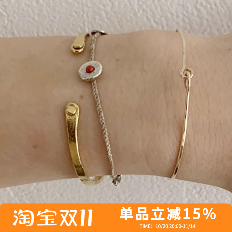 mars25女银复古手工手镯
